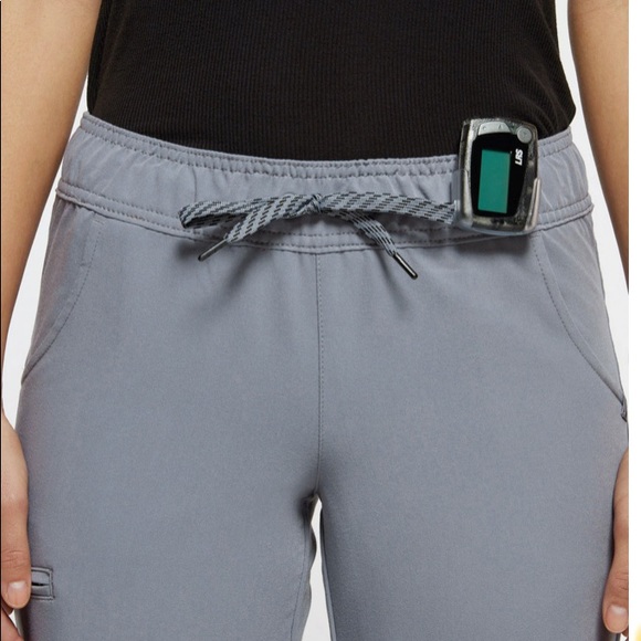 Jaanuu Women’s Essential 5 Pocket Grey Jogger Size Petite Medium - Picture 4 of 8